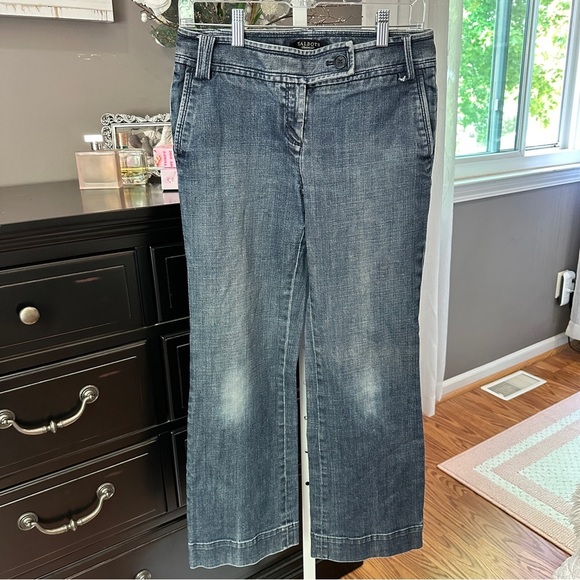 Talbots Signature Flare Classic Fit Jeans Petite Size 4P Medium Wash Denim - Picture 2 of 15